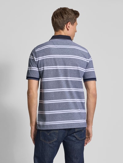 Fynch-Hatton Regular Fit Poloshirt mit Label-Stitching Marine 5