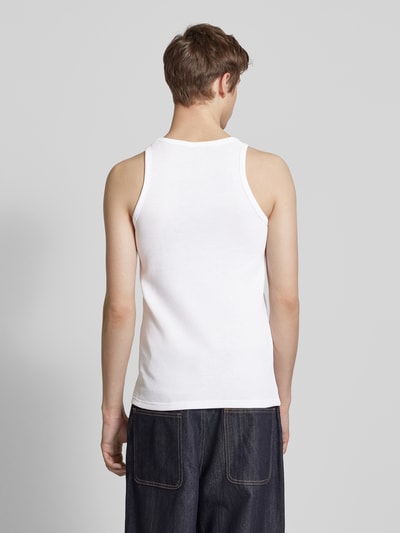 KARL KANI Tanktop mit Label-Stitching Weiss 5