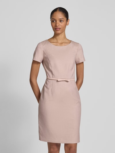 Christian Berg Woman Selection Knielanges Kleid mit Taillengürtel Rose 4