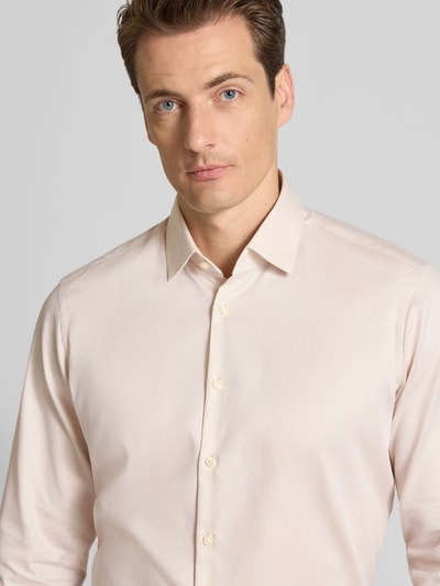 Jake*s Koszula biznesowa o kroju regular fit z kołnierzykiem typu kent Piaskowy 3