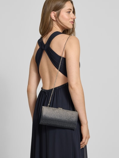 Jake*s Cocktail Clutch met strass-steentjes Marineblauw gemêleerd - 1