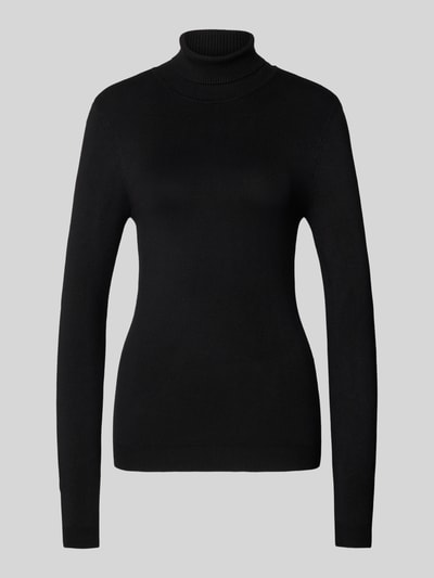 Vero Moda Slim coltrui van viscosemix, model 'GLORY' Zwart - 2