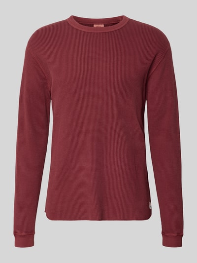 Levi's® Relaxed Fit Thermo-Shirt aus reiner Baumwolle Dunkelrot 2