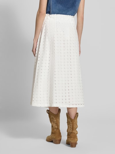 Milano Italy Midirok van puur katoen Offwhite - 5