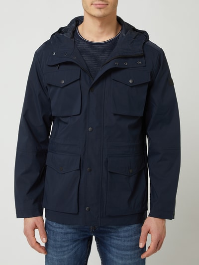 Tom Tailor Denim Fieldjacket mit Kapuze - wasserabweisend  Marine 4