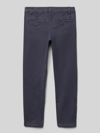 Mayoral Straight fit chino met steekzakken Marineblauw - 3