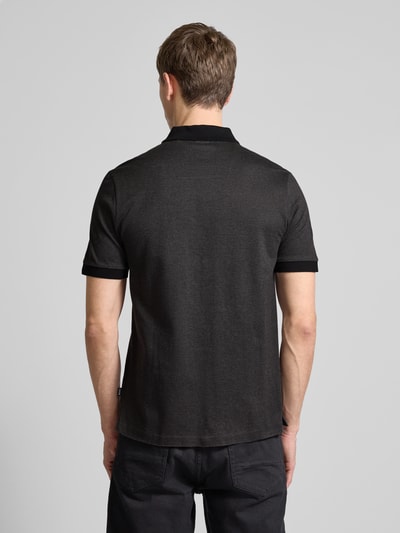 BOSS Regular Fit Poloshirt mit Label-Detail Modell 'Parlay' Black 5