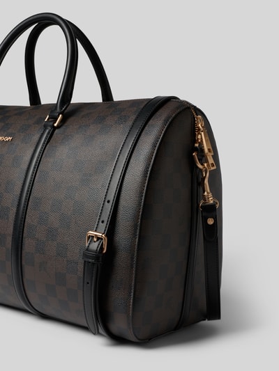 JOOP! Weekendtas met labeldetail, model 'cortina piazza aurora' Donkerbruin - 3