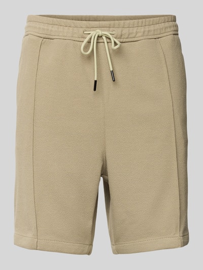 HUGO Sweatshorts mit Label-Print Modell 'Ravis' Hellgruen 2