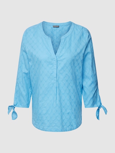 Montego Bluse mit Tunikakragen Blau 2