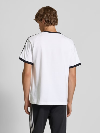 adidas Originals T-shirt met labelstitching en ronde hals Wit - 5