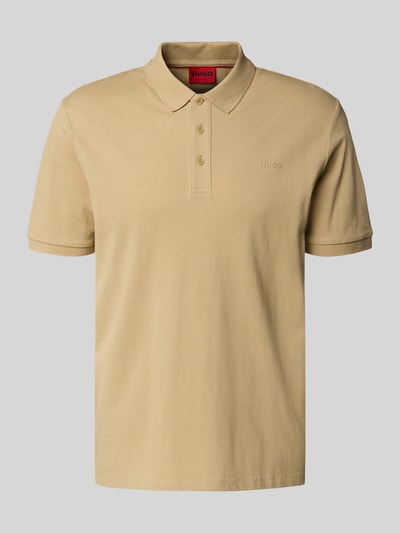 HUGO Regular Fit Poloshirt aus reiner Baumwolle Modell 'DONOS222' Sand 2