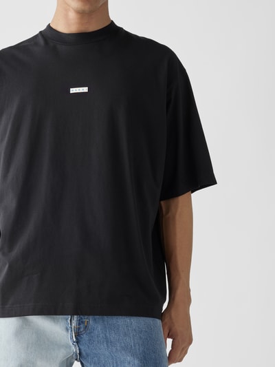 Marni T-Shirt mit Label-Patch Black 6