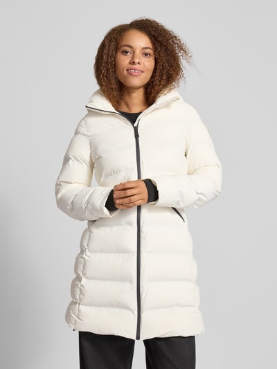 Superdry Regular Fit Mantel in Stepp-Optik Modell 'City' Offwhite 4