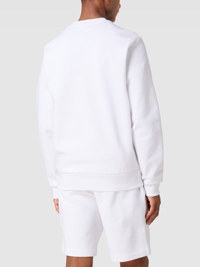 Lacoste Sweatshirt mit Label-Patch Weiss 5