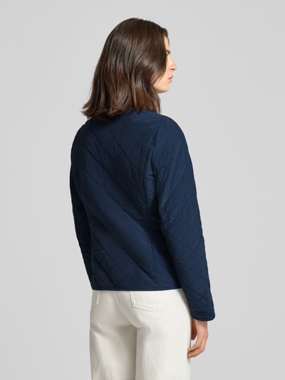 Tommy Hilfiger Kurtka pikowana o kroju slim fit z mieszanki bawełny Granatowy 5