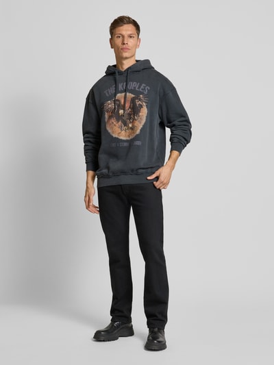 THE KOOPLES Hoodie met labelprint Zwart - 1