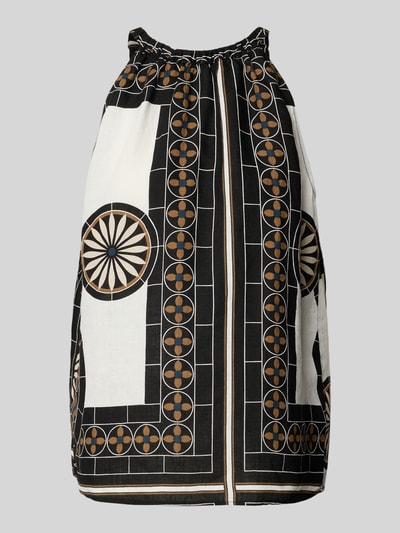 Marc O'Polo Loose fit top van linnen Zwart - 2