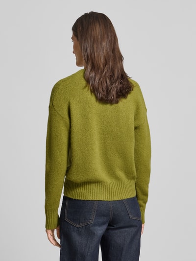Weekend Max Mara Comfort Fit Strickpullover aus Woll-Mix Modell 'VISITA' Grass 5