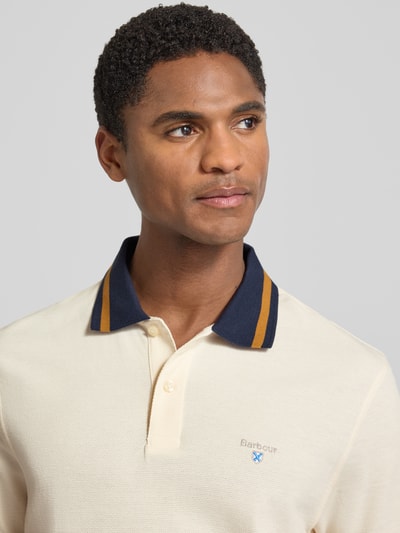 Barbour regular fit poloshirt van puur katoen model 'ANTHORN' Wit - 3