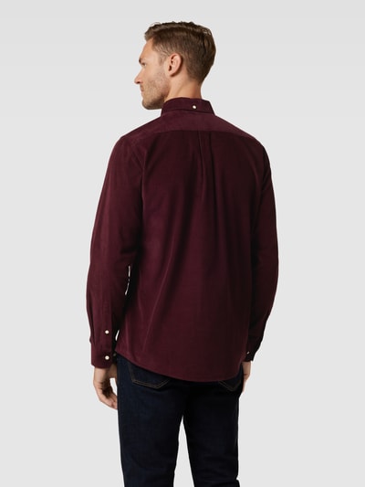 Barbour Ribcordoverhemd met button-downkraag, model ‘Ramsey’ Bordeaux - 5