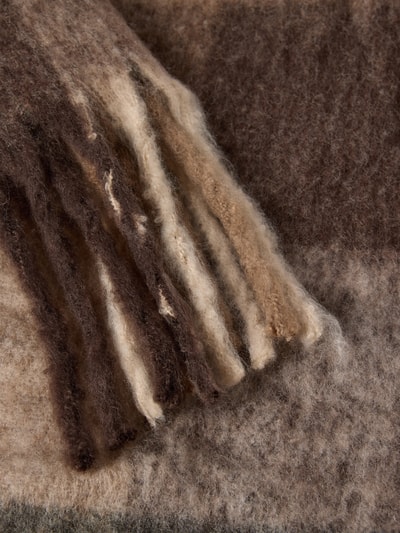 JOOP! Schal mit Woll-Anteil Modell 'Agustina' Mittelbraun Mel 2