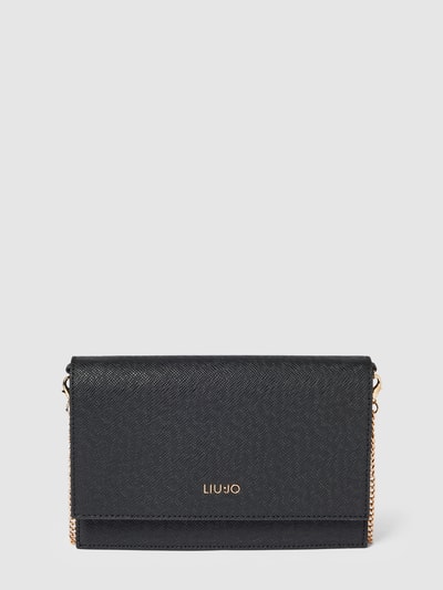 Liu Jo White Clutch mit Strukturmuster Modell 'Manhattan' Black 2