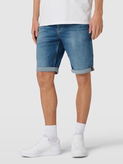 Calvin Klein Jeans Slim Fit Jeansshorts mit Label-Detail Blau 4