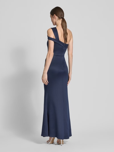 Lipsy Avondjurk met one shoulder-band Marineblauw - 5
