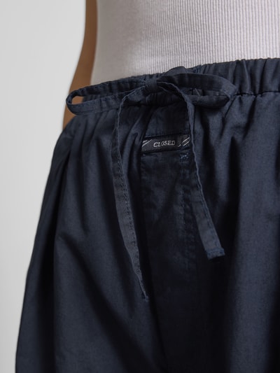 Closed Stoffhose mit elastischem Bund Dunkelblau 3