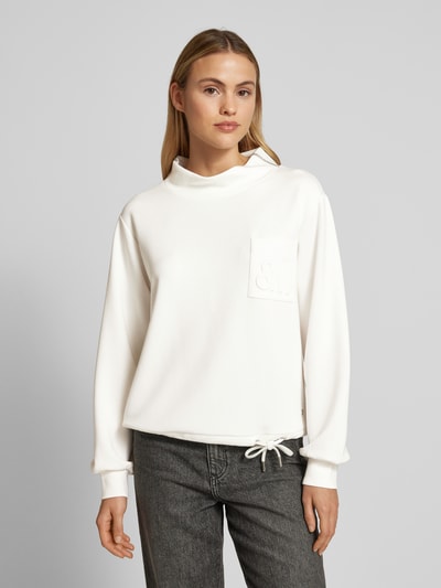 monari Sweatshirt mit Stehkragen Offwhite 4