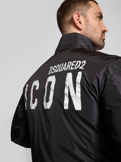 Dsquared2 Bomberjacke mit Stehkragen Black 3