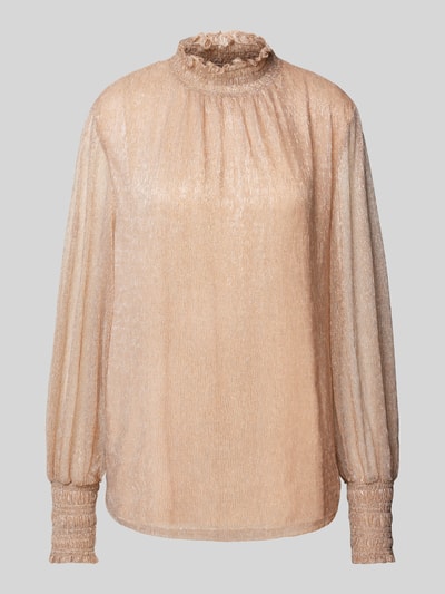 MOS MOSH Bluse mit Effektgarn Modell 'Ximena' Rose Gold 2