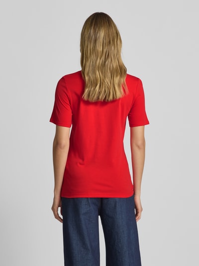 s.Oliver RED LABEL Slim fit T-shirt van katoen Rood - 5