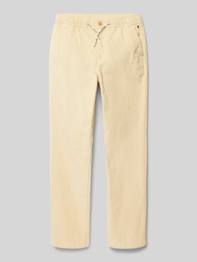 Tommy Hilfiger Teens Corduroy broek met tunnelkoord, model 'CORDUROY' Camel - 1