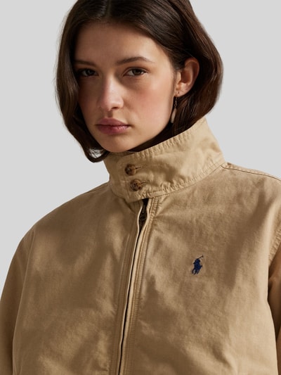 Polo Ralph Lauren Regular Fit Blouson aus reiner Baumwolle Beige 3