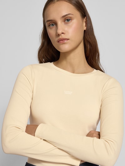 Guess Jeans Shirt met lange mouwen en labelstitching Ecru - 3