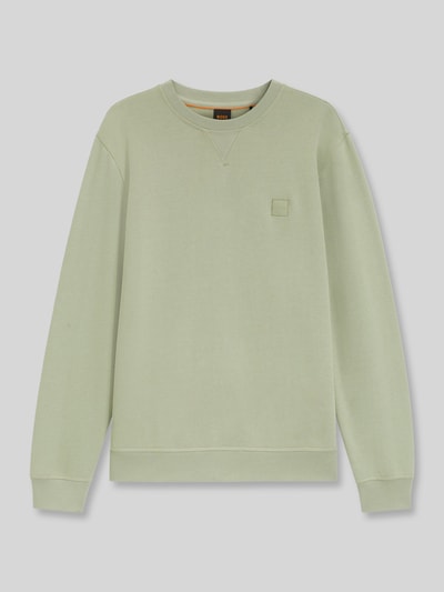 BOSS Orange Regular Fit Sweatshirt aus reiner Baumwolle Modell 'Westart' Lind 2