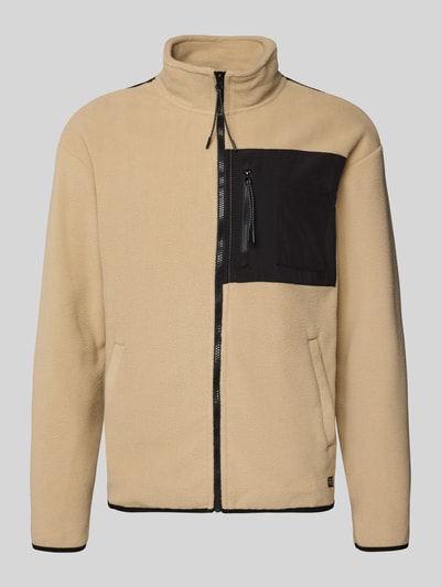 Blend Sweatjack met opstaande kraag Beige - 2