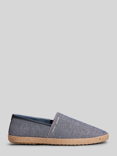Tommy Hilfiger Espadrilles aus reiner Baumwolle mit Label-Schriftzug Dunkelblau 1