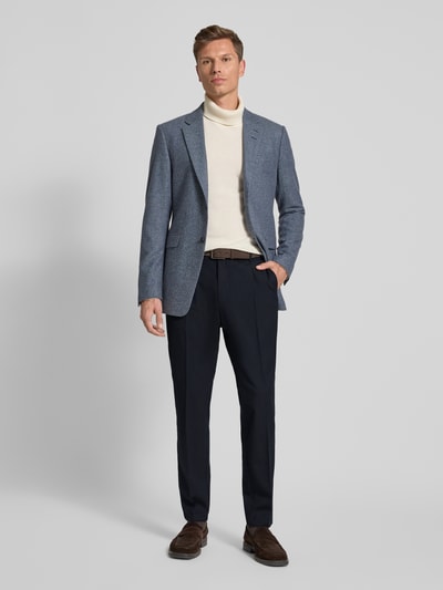 CRUNA Pantalon met bandplooien Marineblauw - 1
