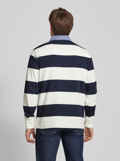 Gant Regular Fit Sweatshirt mit Label-Stitching Modell 'CHAMBRAY' Offwhite 5