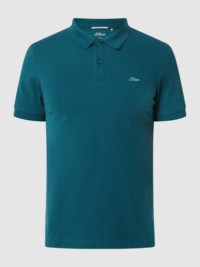 s.Oliver RED LABEL Poloshirt aus Piqué Petrol 2