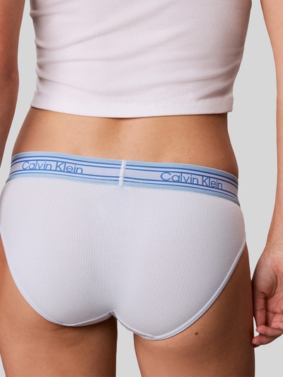 Calvin Klein Underwear Slip aus Baumwoll-Modal-Mix Modell 'RETRO' Hellblau 5