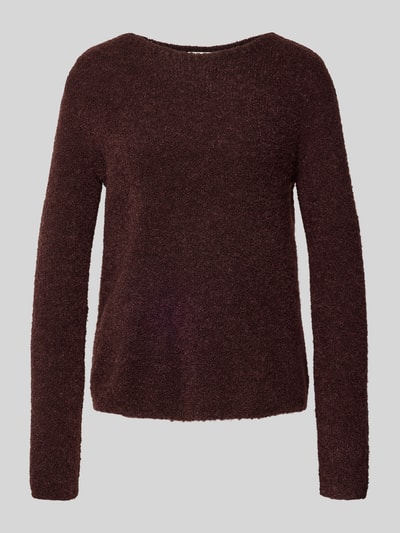 Marc O'Polo Regular Fit Strickpullover aus Schurwoll-Mix mit Alpaka-Anteil Bordeaux 2