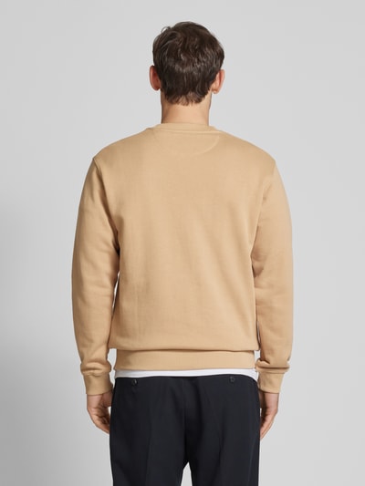 Scotch & Soda Sweatshirt mit Logo-Badge Beige 5