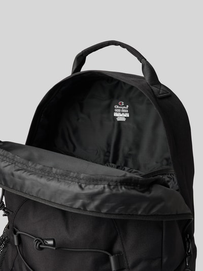 CHAMPION Rugzak met labelpatch Zwart - 5