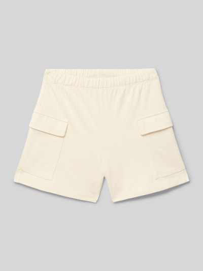 CHAMPION Regular fit sweatshorts met logopatch Zand - 1