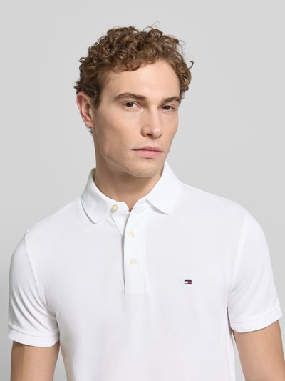 Tommy Hilfiger Slim fit poloshirt met stretch  Wit - 3