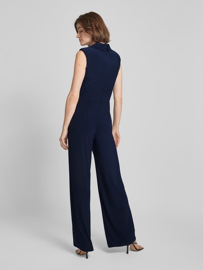 Adrianna Papell Jumpsuit in wikkellook Donkerblauw - 5